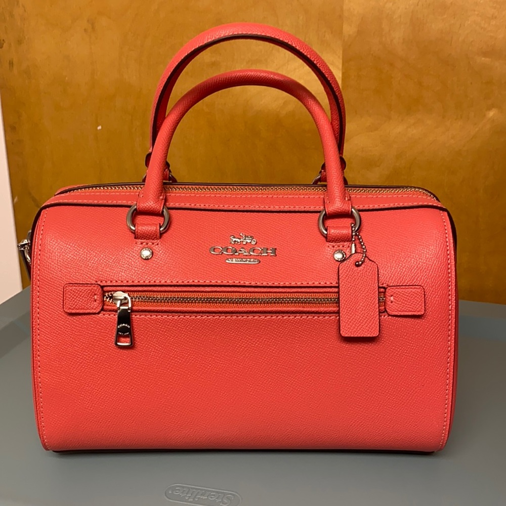 Authentic Coach Tangerine Handbag